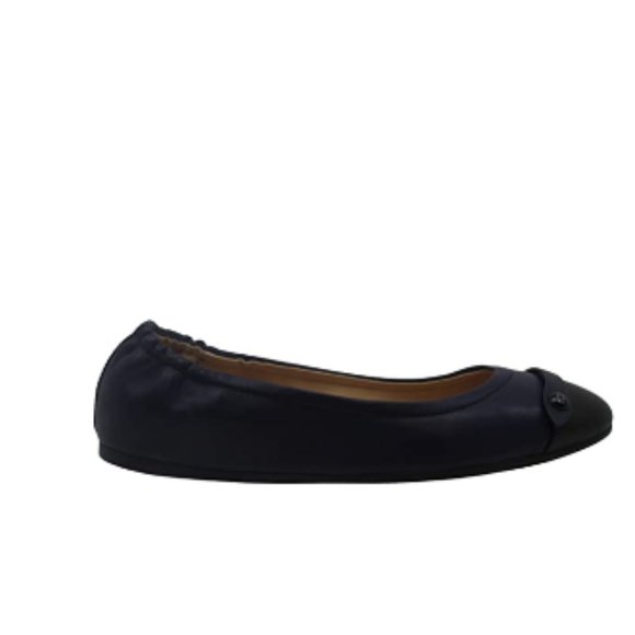 COACH Brandi Ballet Flat Black/Black 5 B - Picture 2 of 3